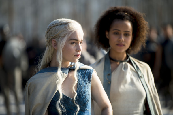 Daenerys Targaryen and Missandei