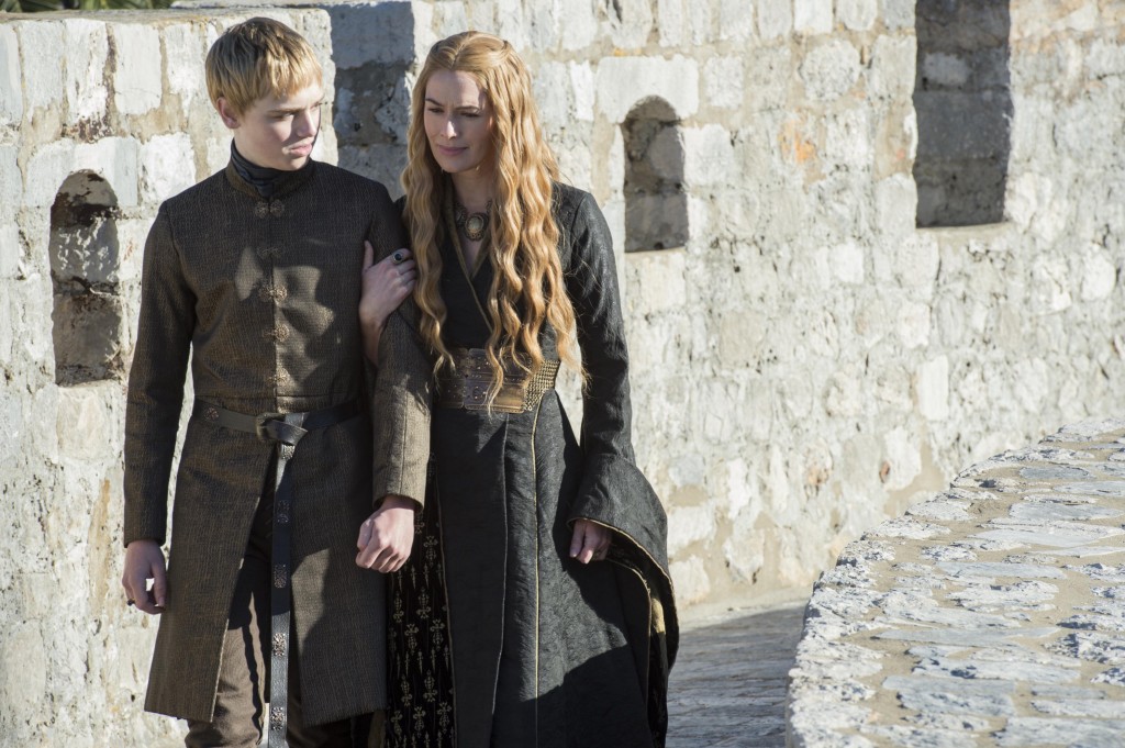 Dean-Charles Chapman as Tommen Baratheon and Lena Headey as Cersei Lannister _ photo Macall B. Polay_HBO