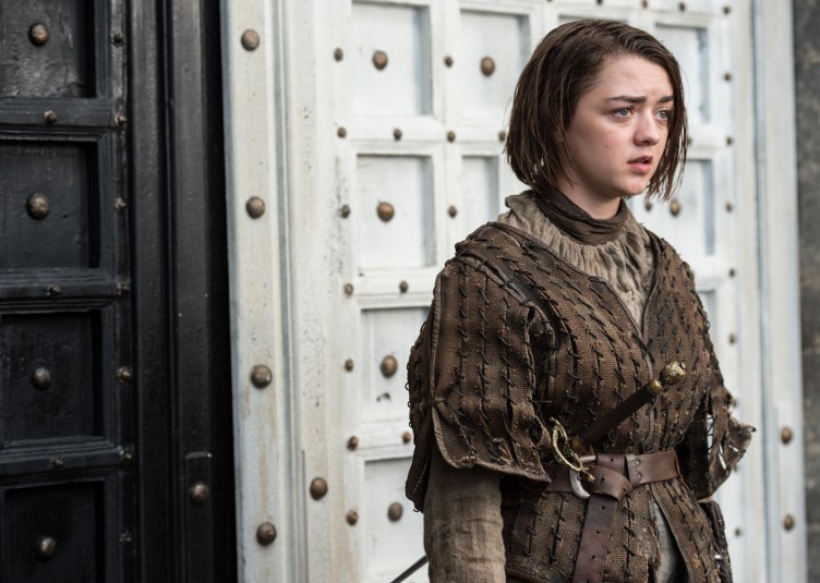 maisie williams as arya stark _ photo macall b. polay_hbo