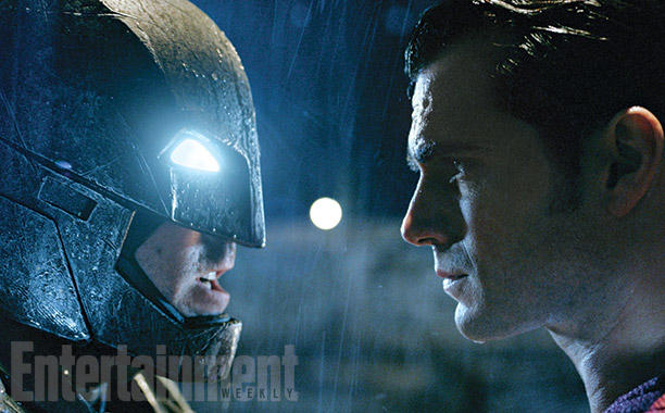 Batman and Superman face off for the first time. Batman will be wearing a suit of armor to go up against the 'Man of Steel' including some kryptonite laced weaponry. 
