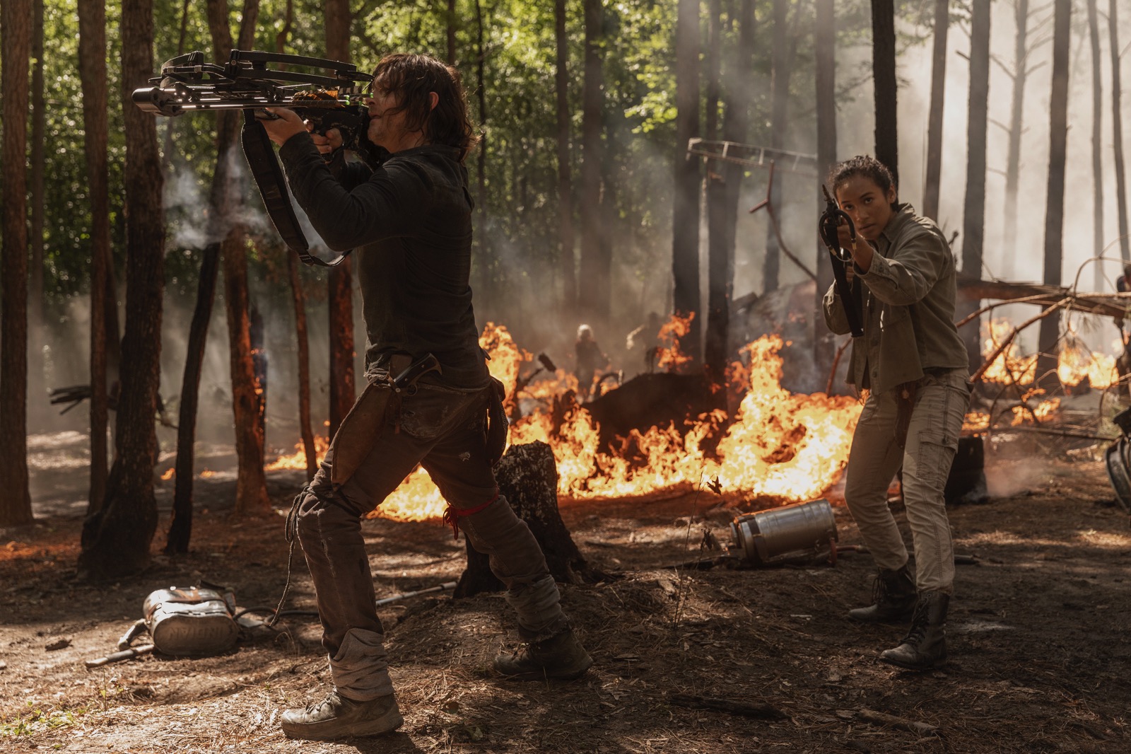 ‘The Walking Dead’ Season 10 Debut Recap ‘Lines We Cross’: Fire in the Sky
