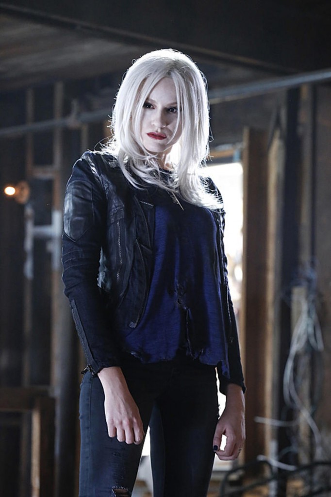 "Worlds Finest" -- Kara gains a new ally when the lightning-fast superhero The Flash suddenly appears from an alternate universe and helps Kara battle Siobhan, aka Silver Banshee, and Livewire (Brit Morgan, pictured) in exchange for her help in finding a way to return him home, on SUPERGIRL, Monday, March 28 (8:00-9:00 PM, ET/PT) on the CBS Television Network. Photo: Robert Voets/Warner Bros. Entertainment Inc. ÃÂ© 2016 WBEI. All rights reserved.